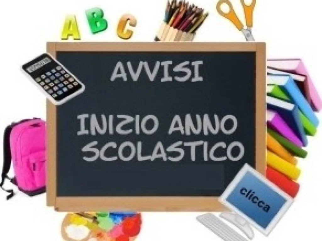 inizio anno scolastico